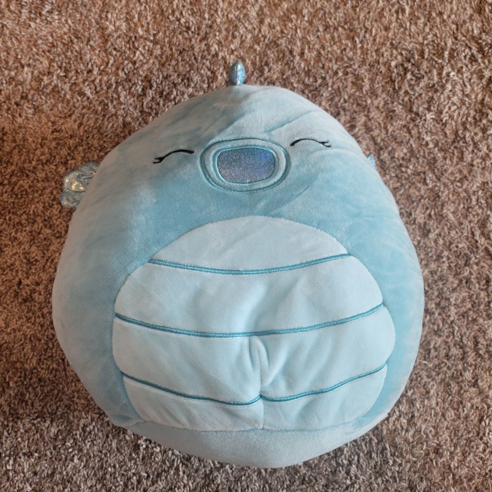 Squishmallow Deedee The Seahorse Blue Stuffed Plush Kellytoy 11''